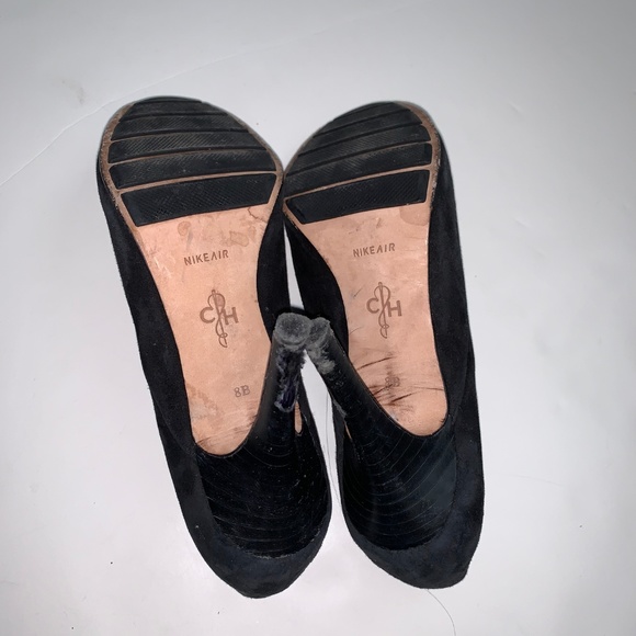 ❤️SOLD❤️COLE HAAN Air Talia SUEDE Black BOOTIE S 8 - Picture 5 of 8